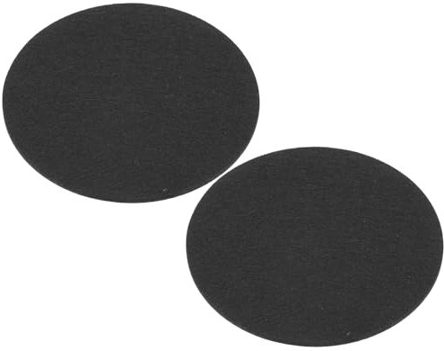 PATIKIL 7,1 Diametro Adesivo Antiscivolo Supporto Feltro 2pz 5mm Spessore Rotondo Piedistallo Antiscivolo Tappetino Antigraffio per Lampade Basi Nero