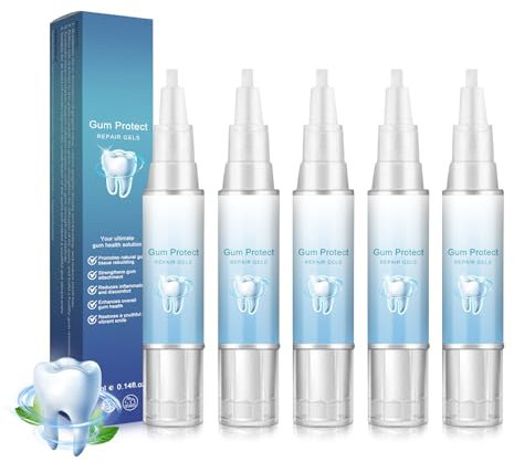 Landrain 5PCS Zahnfleisch Therapie Gel, Reparieren Sie Zahnfleischrückgang