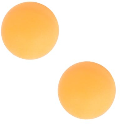 Tischtennisball für Sehbehinderte und Blinde Personen, 2 Stück Kontrastreiche Kunststoffbälle, Heimdeko-Spielbälle, Tischtennis, DIY-Spielparty