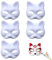 5 Stück Therian Mask,Cat Mask,Katzenmaske,Katzen Maske Masken,Katzenmasken Zum Bemalen,Anmalen Weiße Diy,Papiermasken Bemalbare Kinder Basteln,für Fasching Decorating Painting Masquerade Cosplay Party