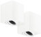 GeyouLux Aufbauspots Eckig, 30° Schwenkbar Deckenspots Weiß, Φ80×84mm Aufbaustrahler mit GU10 Fassung, Aufputz 230v Spots aus Aluminium, Rund Aufbauleuchte Downlight, 2 Stück(Keine Lichtquelle)