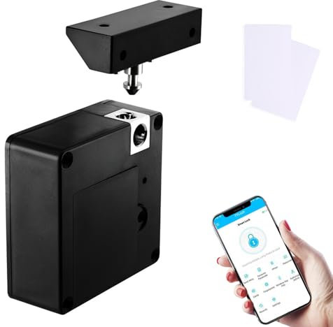 Blocco intelligente per cassetti, serratura elettronica RFID per armadio da cucina, serratura per mobili con app NFC, serratura per cassetta delle lettere per bambini, serratura elettronica per