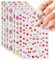 8 Pieces Of Three-Dimensional Nail Stickers, Fruit Nail Stickers, Cherry Nail Stickers, Summer Nail Stickers, Beach Nail Art Stickers, Beauty Nail Stickers, Nail Stickers For Nail Art