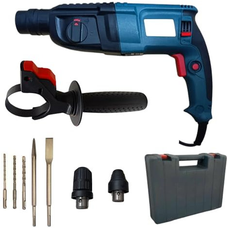 topolenashop Trapano Martello Scalpellatore Rotativo SDS Plus 1200W 26mm Mandrino 13mm