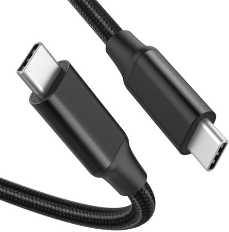 USB C to USB C Charger Cable [2 Pack / 6 FT], Fast 100W USB 2.0 Type C Charger Cable Compatible for iPhone 16/15 Pro Max, Samsung S24 S23, Huawei P30, Pixel, MacBook, IPad Pro/Air, and More