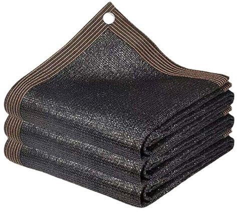 PanHuiWen Voile Ombrage Rectangle Toile Ombrage 4x3 Pergola Filet Protection Balcon pour Jardin La Couverture VéGéTale Noir,2x3m