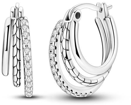 Parmuz 925 Sterling Silber Huggie Creolen Schmetterlingsstecker Dicke klobige Creolen für Frauen Kleine winzige Manschette Zirkonia Schlangenherzohrring