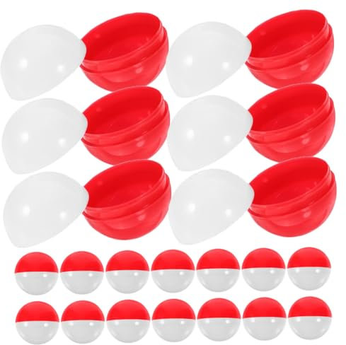 MUCKLILY 20 Piezas caparazón de gacha vacías de juguete premio contenedor capsulas contenedores fiesta llenos premio fiesta infantil el plastico