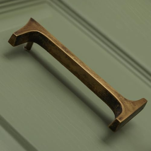 Heritage Brass Floatinig House Number | 5 inch Modern Door Sign Numbers Signs Plaques | Street Home Address Numerals