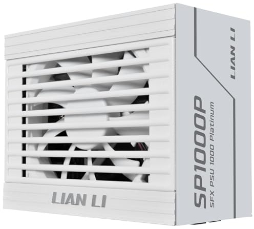 Lian Li SP1000P SFX Netzteil – 1000W Weiß | 80 Plus Platinum Effizienz, vollmodular, ATX 3.1 & PCIe 5.1, kompakt & leise, ideal für High-End Gaming