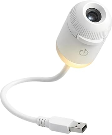 Duqulle 2-in-1-Galaxy-Projektor-Nachtlicht, USB-Galaxie-Projektor Mit 5 Verschiebbaren Projektionsfolien, Einstellbare Helligkeit, Sternenklare Nachtlichtprojektoren Für Auto, Schlafzimmer