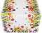 KAMACA Tischläufer Frühling Sommer Bunt Blumen Waschbar Küche Esstisch Dekor waschbare Tisch Dekoration ganzjährig (40x140 Tulpen und Schmetterlinge)