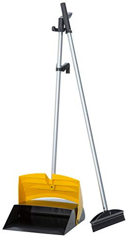 Vermop Ergonomische Kehrgarnitur, Pp, Alu, Anthrazit, Gelb, 28 x 112 cm
