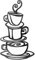 Vivegate Coffee Decorations - 15X9 Metal Art Wall Decor for Coffee Bar & Kitchen