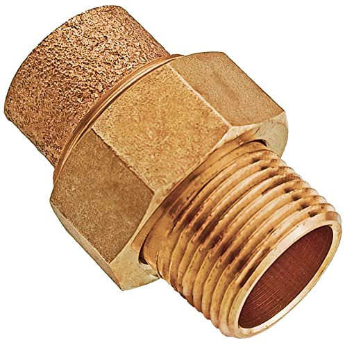 Lötfitting Rotguss | Verschraubung konischdichtend mit Außengewinde | Lötende (i) 15-28 mm auf AG 1/2-1 Zoll >>> 18mm x 3/4 Zoll