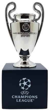 UEFA Unisex-Erwachsene Uefa-cl-70-hp-a Replik Trophäe Champions League 70 mm Podest, Silber