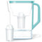 Wessper Water Filter Jug 2.7 L Compatible with Brita Classic for Fridge Door, Water Filter System to Reduce Limescale, Chlorine, Water Filter Jug + Water Filter Aquaclassic, Mint