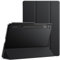 JETech Funda para Samsung Galaxy Tab S9 FE+ / S9 FE Plus 12,4 Pulgadas, Carcasa Slim Translúcida Respaldo Trifold Folio Soporte Protectora Tableta, Admite Carga de S Pen (Negro)
