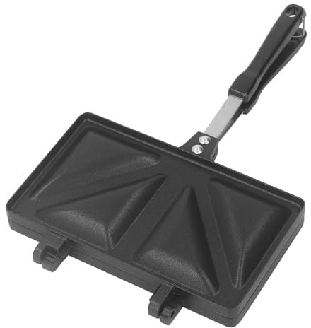 Macchina per Panini Caldi, Macchina per Panini per la Colazione con Riscaldamento Bifacciale, Tostapane per Hot Dog, Macchina per Formaggio Alla Griglia, Padella Antiaderente