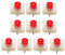 LERONO MX Switches Cherry MX Low Profile Silver Switch Dünne Tastenschalter für mechanische Tastatur, lineare Schalter für mechanische Tastatur