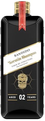 Bandido Anti Haarausfall Shampoo Herren mit Keratin | Stärkt das Haar, Aktiviert Haarwachstum | Keratin Shampoo für Kräftiges und Volles Haar – 350ml