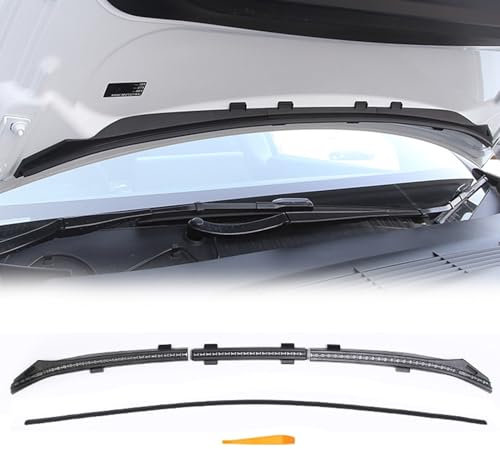Front Hood Weather Strip Compatible With Tesla Model Y, Rubber Seal Protective Strip for Front Trunk Hood, Car Front Chassis Cover Water Strip, Hood Dustproof Sealing Strip