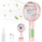 Hand Fan With Water Mist Spray-Portable Hand Held Fans Rechargeable Battery Powered,Mini Usb Small Quiet Personal Powerful Hand Fan,Little Handbag Pocket Child Safe Fan,Outdoor Cooling Travel Fan