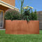 1.2m/1m/75cm/70cm Zinc Galvanised Trough Planter | No Assembly Needed | Lightweight (Copper, L75cm x W32cm x H32cm)