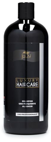 JaDy - Luxus Shampoo | Kokosduft | Feuchtigkeitsspendend & Nährend | Sanft zu Kopfhaut | Für Trockene & Beschädigte Haare | Unisex | Für Häufiges Waschen, 1 l