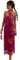 FeMereina Vestido largo de tubo floral para mujer, sin tirantes, de malla, ajustado, para vacaciones, verano, con bufanda, fucsia, XL