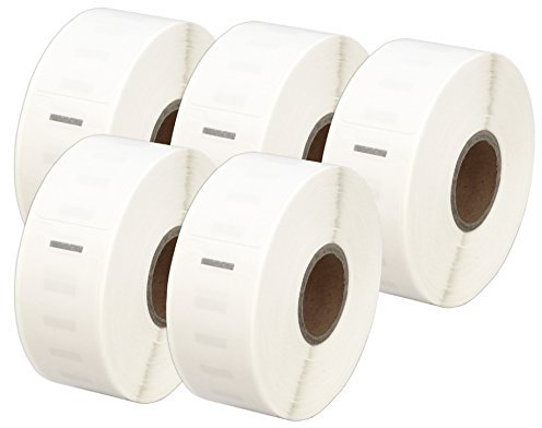 5 Rollen 11352 S0722520 25mm x 54mm Adress-Etiketten kompatibel für LabelWriter 4XL 450 400 330 320 310 Twin Turbo Duo Seiko SLP 450 420 400 240 220 200 120 100 Pro Plus (500 Etiketten pro Rolle)