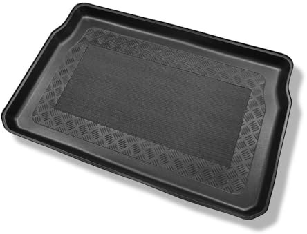 Mossa - Kofferraumwanne kompatibel mit Peugeot 208 Hatchback (03.2012-05.2019) - Kofferraummatte rutschfest Schutzmatte - S