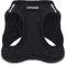 Voyager Step-In Plüsch-Hundegeschirr by Best Pet Supplies - Step-In-Westengeschirr für kleine und mittelgroße Hunde, Weicher Plüsch, Schwarzer Plüsch, size XS - Brust 33-37 cm