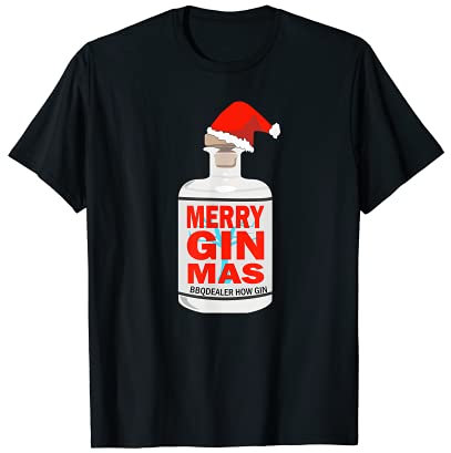 Merry Gin mas | Christmas Weihnachten Xmas Santa Mütze Tonic T-Shirt
