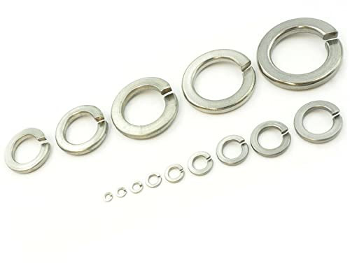 100 Stück Federringe DIN 127 M12 Edelstahl A2 V2A Federscheiben Sperringe Federstahl