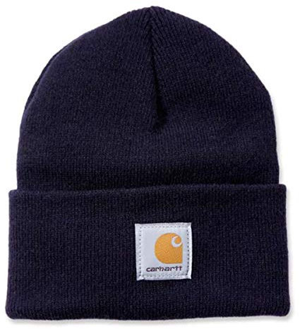 Carhartt Workwear A18 Acrylic Watch Hat Unisex Winter Mütze Blau 6437