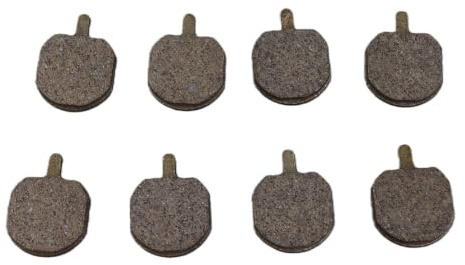 Vbest life 4 Paires de Plaquettes de Frein à Disque de vélo, Plaquettes de Frein à Disque métalliques de vélo pour Semelle Hayes MX2/3/4/5 CX5 GX-C GX2