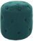 Mendler Hocker HWC-D22, Sitzhocker Ottomane, 42x39cm MVG-Zertifiziert - Samt dunkelgrün