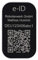 Roboterwerk Drohnen Kennzeichnungsschilder mit Lasergravur | Aluminium | 31x19mm | Schwarz | QR-Code
