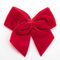 Italian Options - Fiocchi autoadesivi in morbido velluto, confezione da 6 pezzi, larghezza 10 cm, rosso