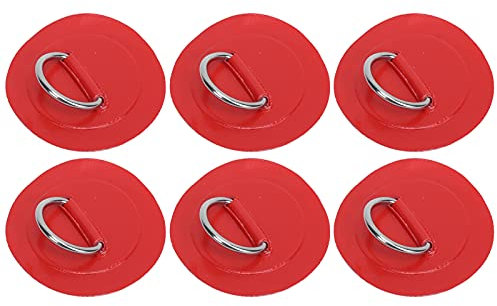 Schlauchboot D-Ring Pad, PVC Starke Haftung Schlauchboot D-Ring Schnalle für Schlauchboot Ersatz(rot)