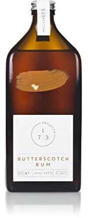 Project #173 Butterscotch Flavoured Rum | 42%, 50cl | Caribbean Rum | Rich, Creamy, Sweet Butterscotch Notes | Over Ice or in a Cocktail