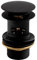 Bristan W BASIN04 BLK Round Basin Clicker Waste Slotted, Black