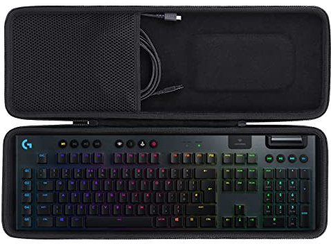 co2CREA case Harte reiseschutzhülle Etui Tasche für Logitech G 915 Lightspeed Kabellose, mechanische Gaming-Tastatur (Nur Tasche, Enthält Keine Tastatur)