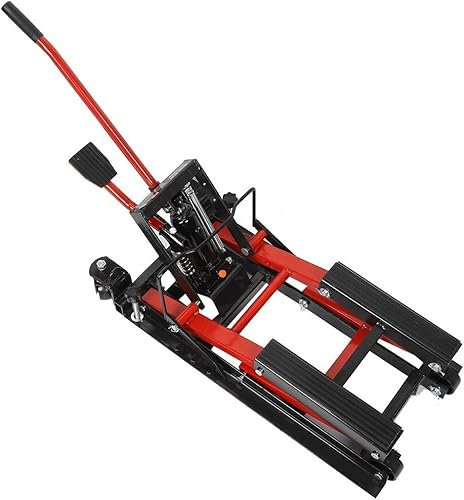 wagenheber hydraulisch Bodenheber, 1500lbs Motorradständer, Verstellbarer Hebeständer, Werkstattwerkzeug, Fahrzeugwartungswerkzeug