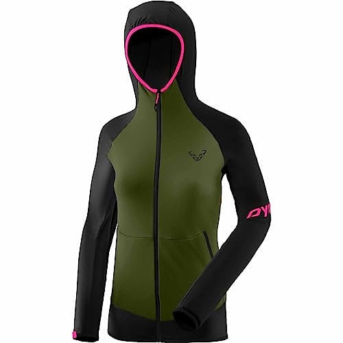 DYNAFIT Damen Transalper Light Hoodie Jacke, Black Out Winter moss-0913, 34