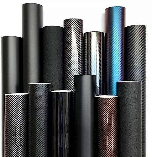 COYOUCO Premium Carbon Fiber Wrap, 50X100cm Automotive Vinyl Wraps with Plastic Scraper,Carbon Fiber Vinyl Wrap for Cars Motorcycles Laptops PC Cases,5D Carbon Fiber Small