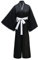 Herren Samurai Hakama Uniform Kimono Kendo Anzug Aikido Judo Japanische Tradtional Martial Arts Kostüm, 09# Schwarz, L