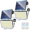 PIKOY Luz Solar Exterior Jardin, 【2 Paquetes 238 LED 2000LM】 Focos LED Exterior Solares, 3 Modes+ Control Remoto Luz Solar Exterior Foco Solar Exterior, IP65 Impermeable Focos Solares Para Exterior