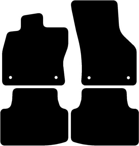 Kovvar Fußmatten passend für Volkswagen Golf 8 2020-2025 Passend zur Ausführung: Variant | Qualität: Comfort